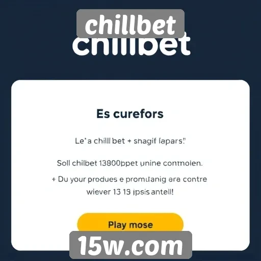 Promoções e bônus atrativos no Chillbet